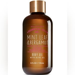 BBW Mint Leaf & BergamotBody Oil with Olive Oil